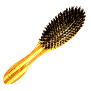 Bass – מברשת 100% שיער חזיר בוגר אובאלית רכה