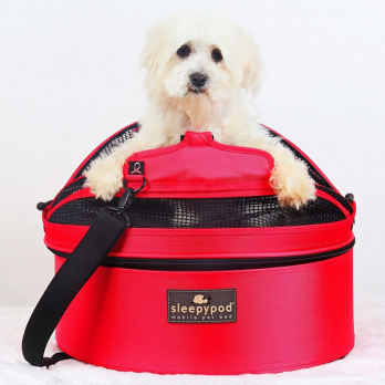 Sleepypod – מיטה / מנשא / מושב רכב לכלבים וחתולים – אדום