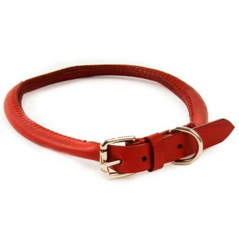 Show Tech – קולר עגול – עור אדום