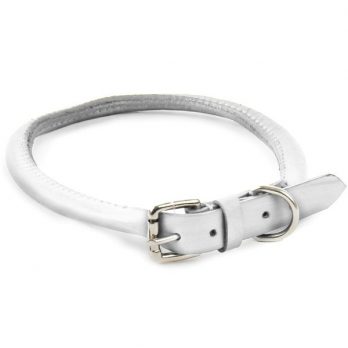 Show Tech – קולר עגול – עור לבן