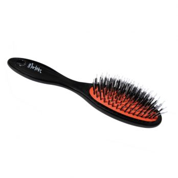 YENTO – מברשת שיער זיפים חזיר 100% טבעי בוגר וניילון S