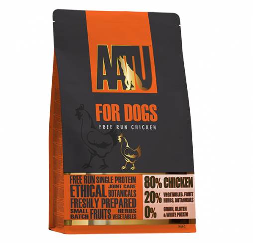 AATU – מזון לכלבים – תרנגולות חופש FREE RUN CHICKEN