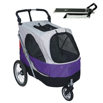 Petstro Safari – עגלה לכלבים עם שולחן טיפוח מתפרק