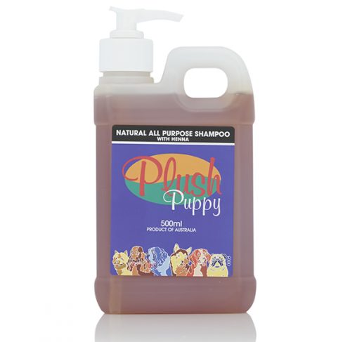 Plush Puppy - שמפו מבריק טבעי לכל סוגי הפרוות המכיל חינה Natural All Purpose Shampoo with Henna