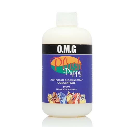 Plush Puppy - ספריי הברשה מוכן לשימוש דוחה עפר OMG Ready To Use Grooming Spray