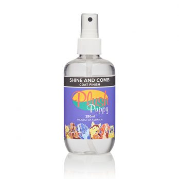 Plush Puppy – ספריי הברשה זוהר מלא של ברק וצבע.