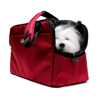 Sleepypod Atom – מנשא לכלבים וחתולים מורשה טיסה אדום תות