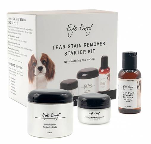 Eye Envy - סט סטרטר להסרת כתמי דמעות לכלבים Dog Tear Stain Remover Starter Kit