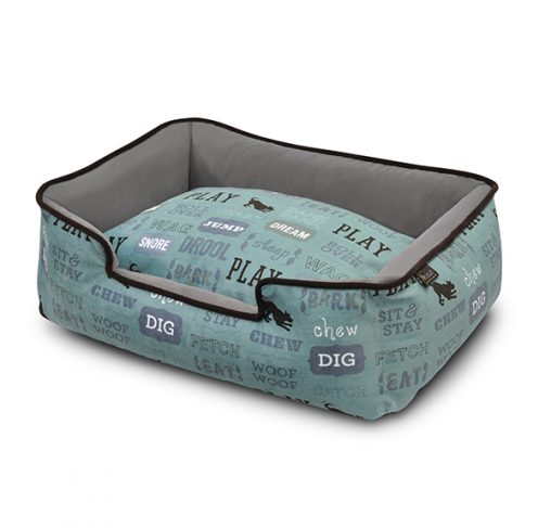 P.L.A.Y – מיטה טרקלין חיי כלב / תכלת LOUNGE BED – DOG'S LIFE – LIGHT BLUE