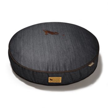 P.L.A.Y – מיטה עגולה ג’ינס / חום ROUND BED – DENIM – BROWN