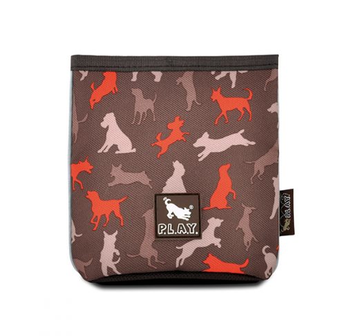 P.L.A.Y - פאוץ' חטיפים - SCOUT & ABOUT COMPACT TRAINING POUCH - MOCHA