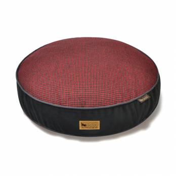P.L.A.Y – מיטה עגולה אדומה ROUND BED – Houndstooth – Cayenne Red