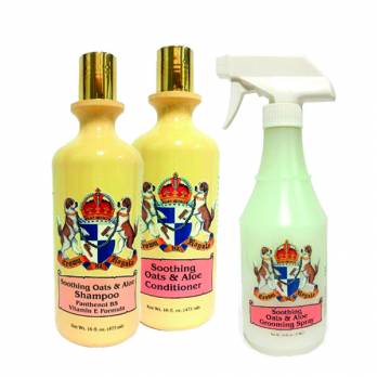 Crown Royale – סט טיפוח מרגיע המכיל שיבולת שועל ואלוורה