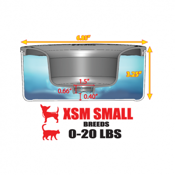 Slopper Stopper – קערת שתיה מפלסטיק טריטן ללא נזילות XSM BREEDS