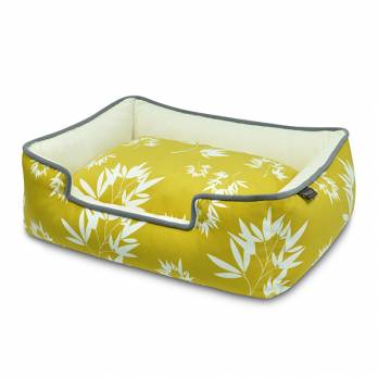 P.L.A.Y – מיטה טרקלין במבוק חרדל LOUNGE BED – BAMBOO – MUSTARD