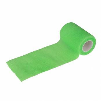SHOW TECH – תחבושת נצמדת ירוק נאון 7.5X4.5 ס”מ Self-Cling Bandage