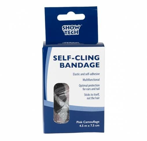 SHOW TECH - תחבושת נצמדת צבעי הסוואה ורוד 7.5X4.5 ס"מ Self-Cling Bandage