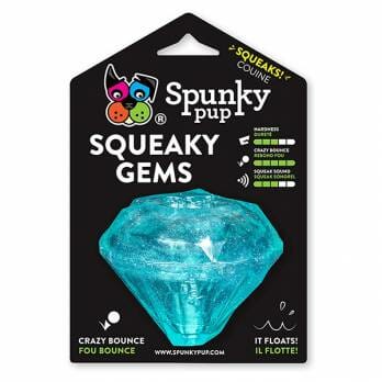 Spunky Pup – צעצוע צפצפה בצורת יהלום DIAMOND SQUEAKER