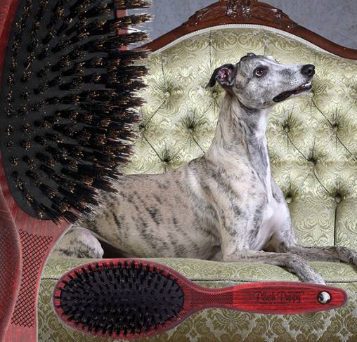 Plush Puppy - מברשת 100% זיפי חזיר אולטימטיבית Ultimate Pure Boar Bristle Brush