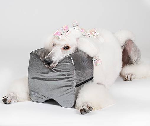 Show Tech – כרית נוחות לטיפוח הכלב Topknot Cushion Glitzy Black