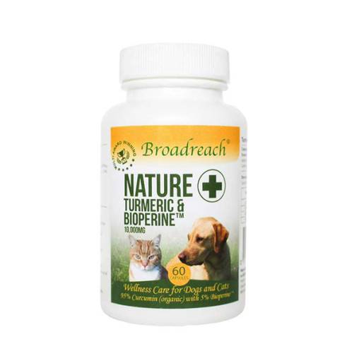 +Broadreach Nature - מקדם ותומך בטיפול במערכת העיכול, המפרקים, הלב, כלי הדם והכבד ™Organic Turmeric & Bioperine