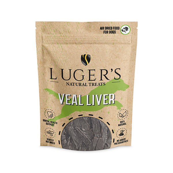 Luger's Natural Treats Calf Liver Dog Treat 150g