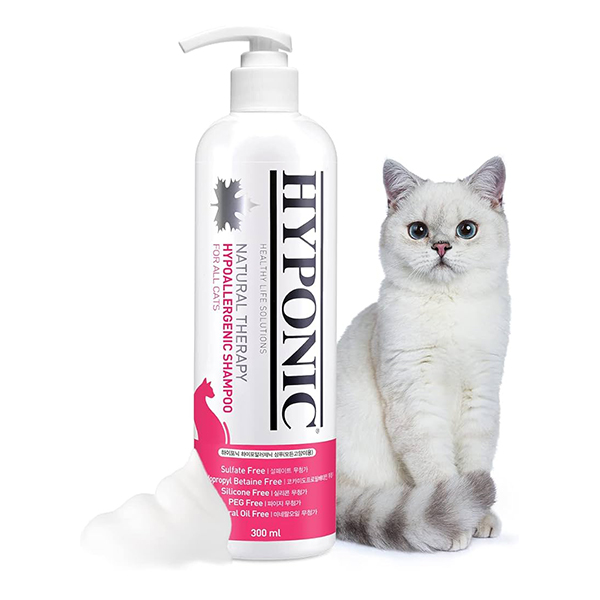 Hyponic Hypoallegenic Shampoo for all cats 300ml