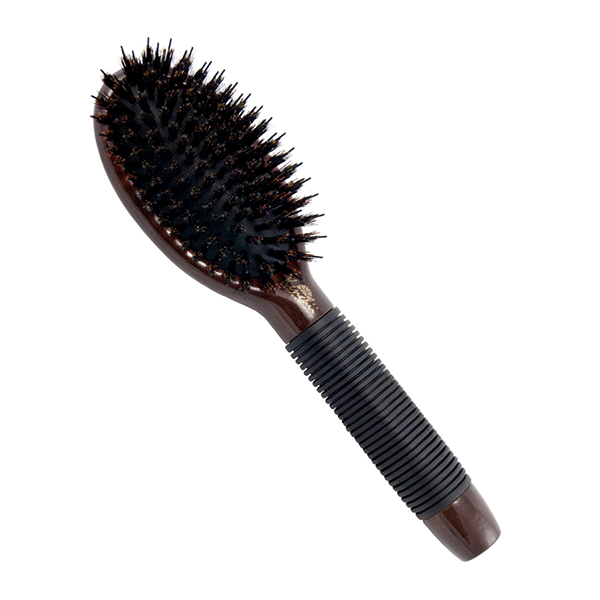 Small Boar and Nylon Bristle Brush front