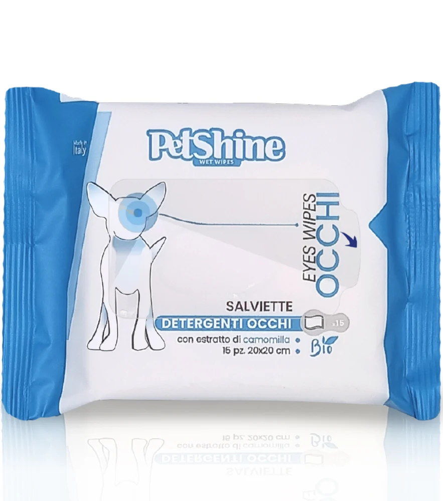 PetShine Eyes - Pocket-Sized Cleansing Wipes
